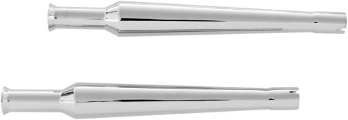 Paughco - Paughco Bell Tip Muffler - 22in. - Long - Chrome - 619BT