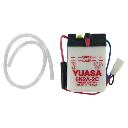 Yuasa - Yuasa Conventional 6V Battery - 6N2A-2C - YUAM262AC