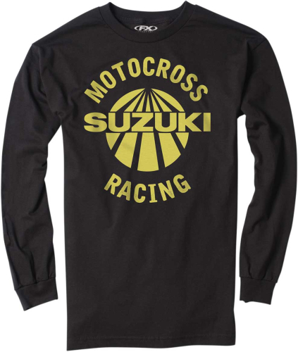 Factory Effex - Factory Effex Suzuki Vet Long-Sleeve T-Shirt - 23-87416 - Black - X-Large