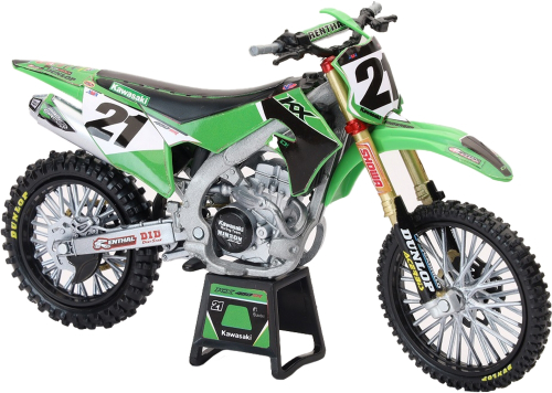 New Ray Toys - New Ray Toys 1:12 Scale Factory Kawasaki Jason Anderson - KX450F - 58413