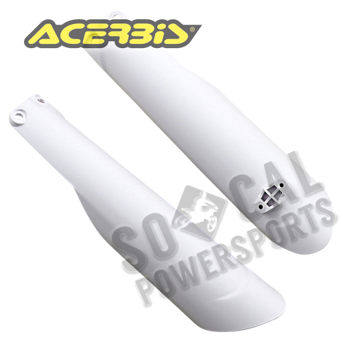 Acerbis - Acerbis Lower Fork Covers - White - 2401260002