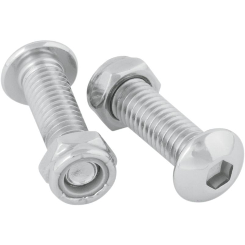 Performance Machine - Performance Machine Chrome Hardware Kit for Contour Footpegs - 0109-1021