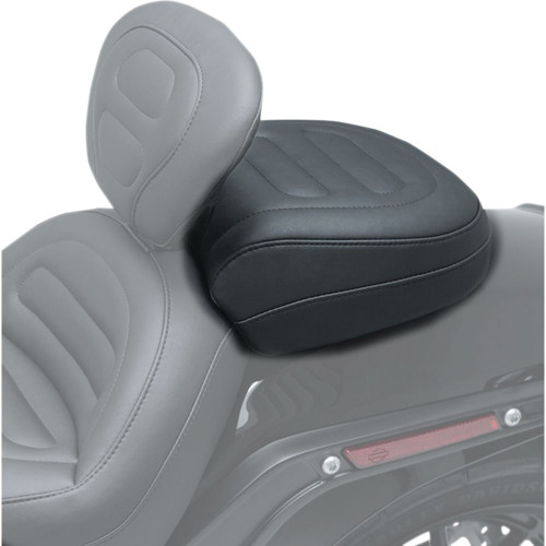 Mustang - Mustang Max Profile Solo Touring Passenger Seat - Trapezoid Stitch - 79335