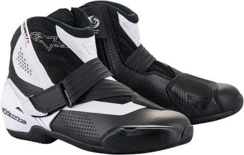 Alpinestars - Alpinestars SMX1-R V2 Vented Boots - 2224021-12-45 - Black/White - 10.5