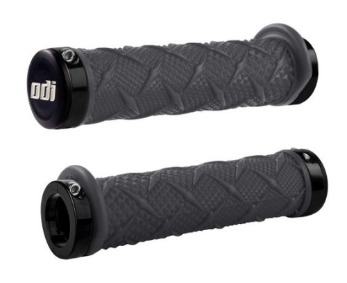 ODI - ODI ATV Xtreme Lock-On Grips - Graphite - Black Clamp - J30XTH-B