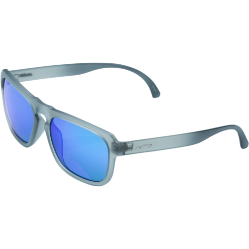 FMF Racing - FMF Racing Emler Vision Sunglasses - F-61508-250-01 - Matte Crystal Smoke / Blue Mirror Lens - OSFM