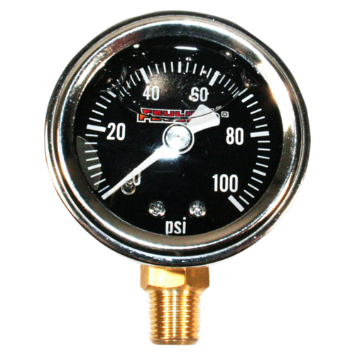 Feuling - Feuling Oil Pressure Gauge - Bottom Port - Black Face - 9041