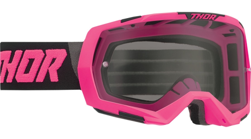 Thor - Thor Regiment Goggles - 2601-2803 - Flo Pink/Black / Smoke Lens - OSFM