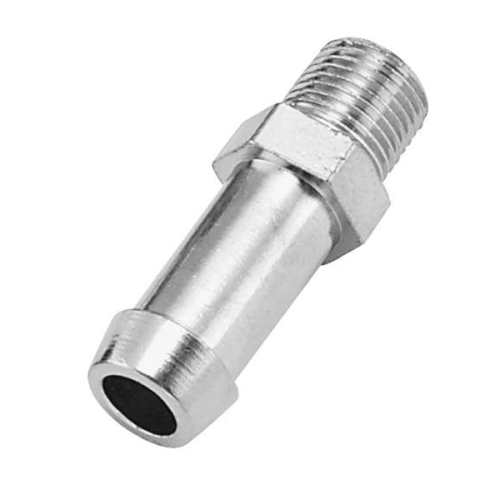 Bikers Choice - Bikers Choice Oil Line Fittings - Straight 1/8-27 NPT x 3/8 - 492700