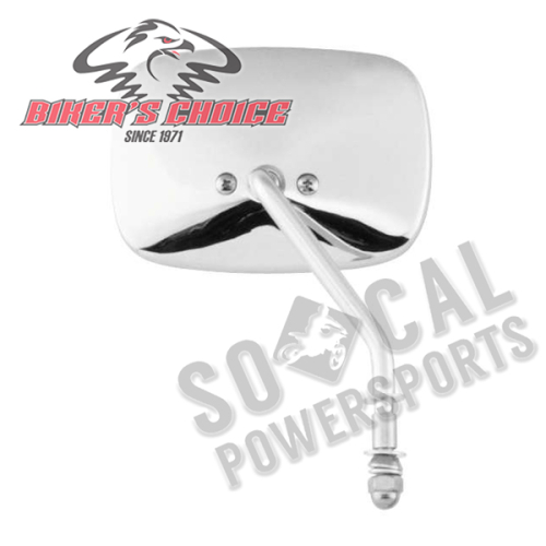 Bikers Choice - Bikers Choice 1-Piece Short Stem Left Mirror - 490732