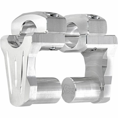 Rox Speed FX - Rox Speed FX Pivoting Handlebar Riser - 2in. Riser - Natural Aluminum - 4R-P2CCM