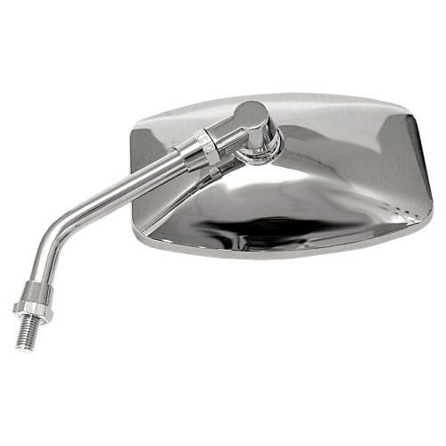 Emgo - Emgo Big One Cruiser Mirror - 4.25in. H x 6.25in. W, 10mm Thread - 20-42461