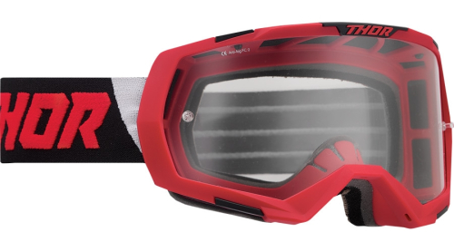 Thor - Thor Regiment Goggles - 2601-2800 - Red/Black / Clear Lens - OSFM