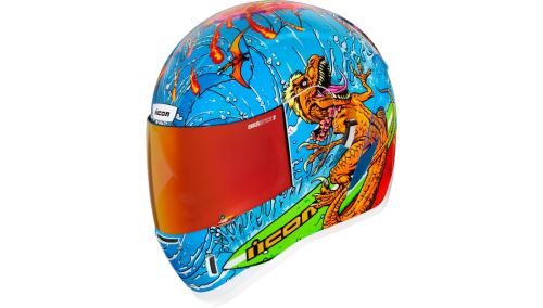 Icon - Icon Airform Dino Fury Helmet - 0101-14790 - Blue - Small
