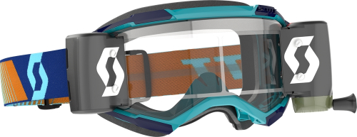 Scott USA - Scott USA Fury Goggles - 278596-7436113 - Royal Blue/Orange / Clear Works Lens - OSFM
