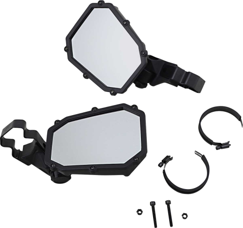 Moose Utility - Moose Utility Elite Pro Mirror - Octagon - Black - MEMIRKIT-ES2CCS
