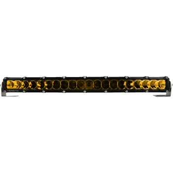 Heretic Studio - Heretic Studio 6-Series Light Bar - 20in.(22in. x 2in. x 1.5in.)-Black Combination Spot/Flood Light with Amber Lens - 52004