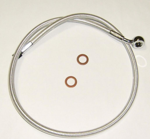 Magnum - Magnum Sterling Chromite II Designer Series ABS Front Upper Brake Line Kit - 10mm,35deg. Banjo - 25in. - AS37125