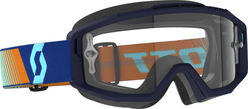 Scott USA - Scott USA Split OTG Goggles - 285537-7436113 - Royal Blue/Orange / Clear Works Lens - OSFM