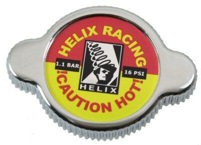 Helix Racing Products - Helix Racing Products Radiator Cap - Black - 16psi (1.1 Bar) - 212-1112