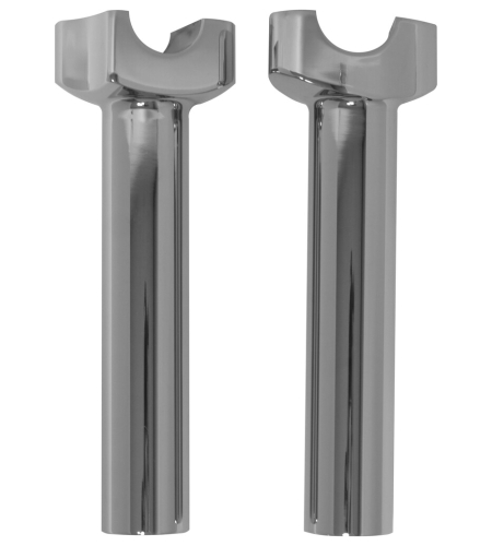 HardDrive - HardDrive Forged Straight Handlebar Risers - 6-1/2in. Rise - Chrome - 04-514