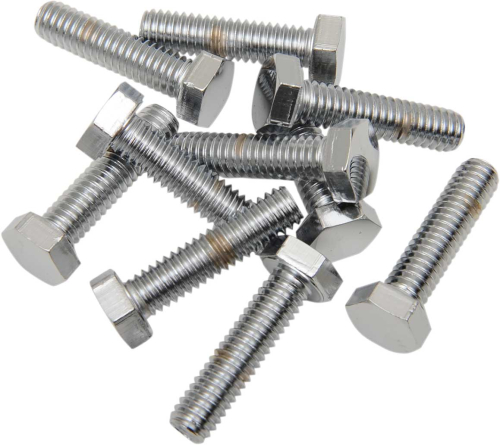 Drag Specialties - Drag Specialties Coarse-Thread Hex-Head Bolts - 5/16in.-18 x 1in. - MPB125
