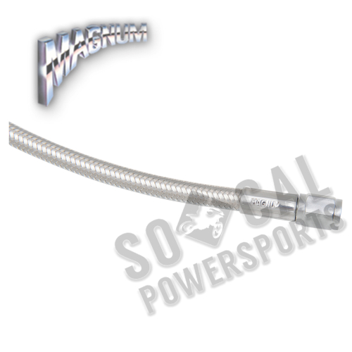 Magnum - Magnum Polished Stainless Braided Universal Brake Line - 30in. L - 5530