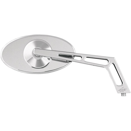 Pro-One Performance - Pro-One Performance Oval Weekend Warrior Mirror with Cutout Stem - Right - Chrome - 102320