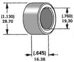 HardDrive - HardDrive 3/4in. Axle Spacers - .645in. W - Zinc - 339295