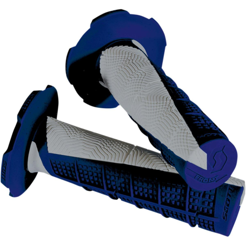 Scott USA - Scott USA Deuce MX Grips - Gray/Blue - 219627-1100