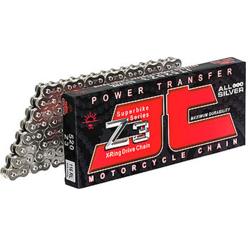 JT Drive Chain - JT Drive Chain 520 Z3 Super Heavy Duty X-Ring Chain - 122 Links - JTC520Z3-122RL