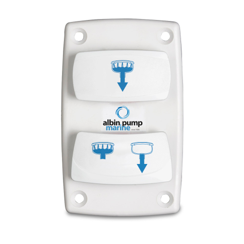 Albin Pump Marine - Albin Pump Marine Control Silent Electric Toilet Rocker Switch