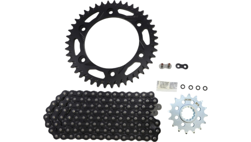 Vortex - Vortex SSA Super Street 525 Conversion Chain and Sprocket Kit - Black - CK2477
