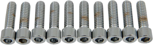 Drag Specialties - Drag Specialties Coarse-Thread Socket-Head Bolts - 1/4in.-20 x 7/8in. - MPB180S