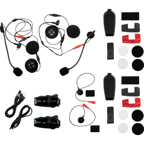 J&M - J&M Bluetooth Headset - Dual - HSBT-05PF-UNV-D
