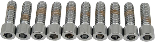 Drag Specialties - Drag Specialties Coarse-Thread Socket-Head Bolts - 1/4in.-20 x 3/4in. - MPB179S