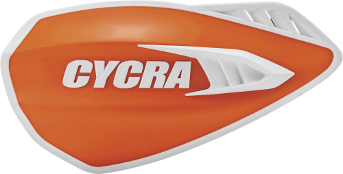Cycra - Cycra Cyclone Handguards - Orange/White - 1CYC-0056-203