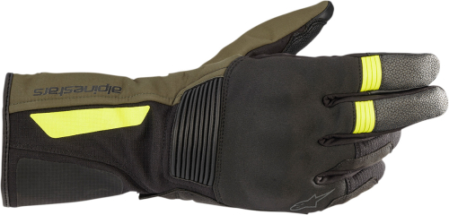 Alpinestars - Alpinestars Touring Road Denali Aerogel Drystar Gloves - 3526922-1685-2X - Black Forest/Yellow Fluo - 2XL