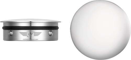 Figurati Designs - Figurati Designs Swingarm Pivot Cover - Stainless Steel Smooth - FD60-SS