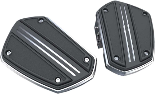 Ciro - Ciro Twin Rail Mini Floorboards without Mounts - Chrome - 60301