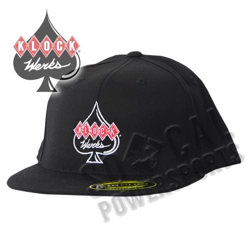 Klock Werks - Klock Werks Premium Embroidery Flexfit Hat - KW6210L/XL - Black - Lg-XL