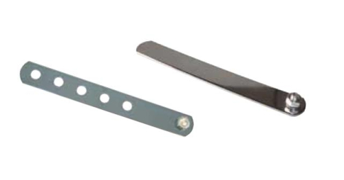 Emgo - Emgo Universal Chrome Bracket with Six Holes - 6in. - 80-62316