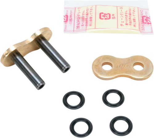 D.I.D - D.I.D Rivet Connecting Link for 530 ZVMX Super Street X-Ring Chain - Gold - 530ZVMX-ZJG