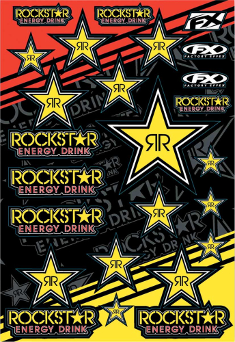 Factory Effex - Factory Effex Rockstar Gold Reflective Sticker Kit - 15-68700