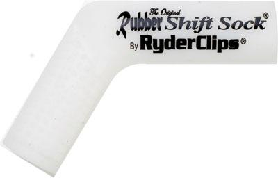 Ryder Clips - Ryder Clips Rubber Shift Sock - White - RSS-SILVER
