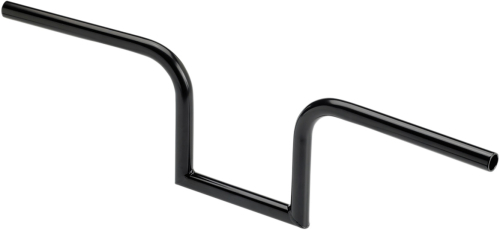 Biltwell Inc. - Biltwell Inc. 1in. Frisco Slotted Handlebar - Black Electroplated - 6003-2016