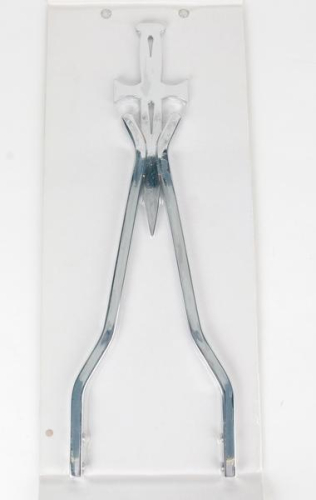 Cycle Visions - Cycle Visions Sissy Bar Stick - 18in Daggertude Style - Chrome - 8 3/4in W - CV-8010