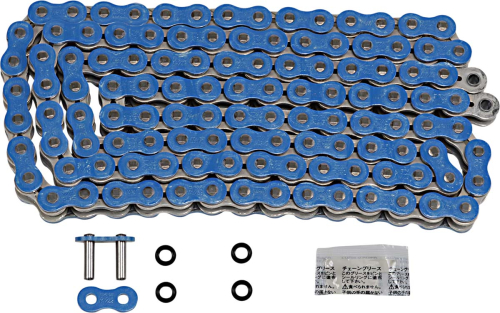 EK Chain - EK Chain 525 MVXZ2 Series X-Ring Chain - 120 Links - Blue - 525MVXZ2-120B