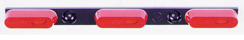 Peterson Manufacturing - Peterson Manufacturing Thin Line ID Light Bar for Over 80in. Applications - Red - 136-3R