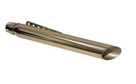Emgo - Emgo Universal Slash-Cut Muffler - 19in. - Natural - 80-62680A